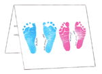 Happy Hands for Baby Footprints on Tiles and other Christening Gifts